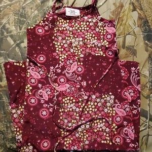 Girls flower print dress